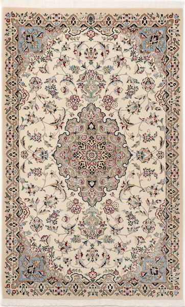  Persian Nain 9La Sherkat Farsh Rug 90X145 Beige/Brown (Wool, Persia/Iran)