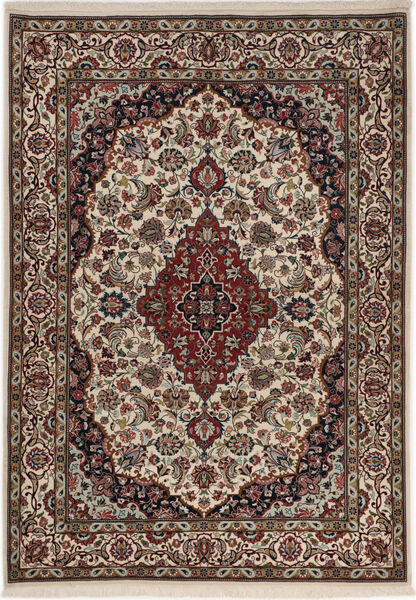 Ilam Sherkat Farsh Silk Rug 100X145 Brown/Orange Persia/Iran