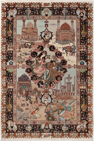  Tabriz 50 Raj With Silk Rug 100X148 Persian Wool Small