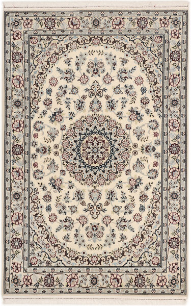  Persischer Nain 6La Teppich 105X160 Beige/Braun (Wolle, Persien/Iran)