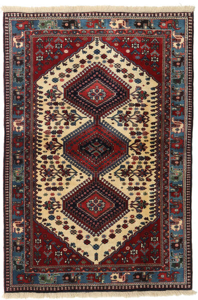 Koberec Perský Yalameh 103X152 Tmavě Červená/Červená (Vlna, Persie/Írán)