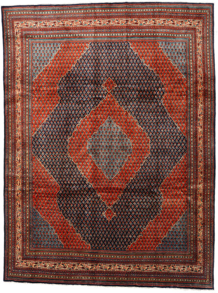 273X360 Χαλι Ανατολής Sarough Mir Κόκκινα/Σκούρο Κόκκινο Μεγαλα (Μαλλί, Περσικά/Ιρανικά) Carpetvista