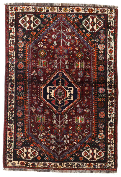 絨毯 オリエンタル カシュガイ 105X154 ダークレッド/レッド (ウール, ペルシャ/イラン)