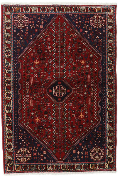 러그 오리엔탈 Abadeh 102X150 다크 레드/빨간색 (울, 페르시아/이란)