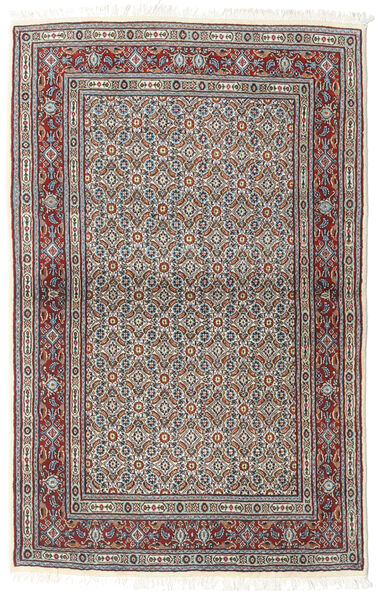  100X155 Moud Teppe Grå/Rød Persia/Iran Carpetvista