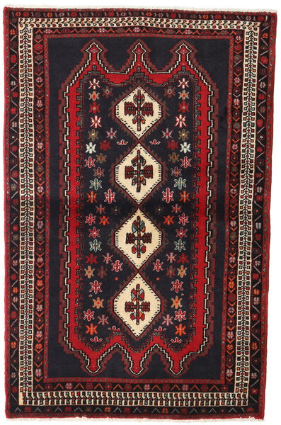  Persialainen Afshar Matot 110X168 Tummanpunainen/Punainen Carpetvista