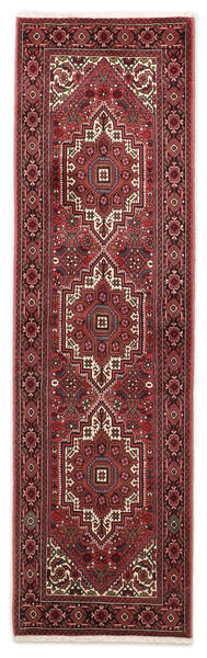 絨毯 ペルシャ ゴルトー 60X207 廊下 カーペット ダークレッド/レッド (ウール, ペルシャ/イラン)