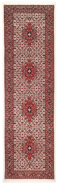  Bidjar With Silk Rug 77X255 Persian Wool Small