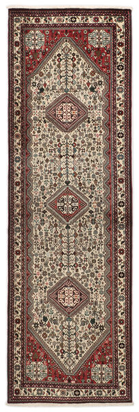 絨毯 アバデ 90X290 廊下 カーペット 茶色/ベージュ (ウール, ペルシャ/イラン)
