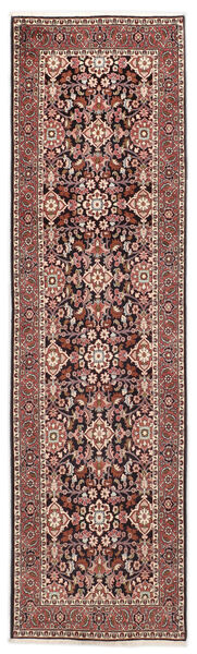絨毯 ビジャー 82X292 廊下 カーペット レッド/ダークレッド (ウール, ペルシャ/イラン)