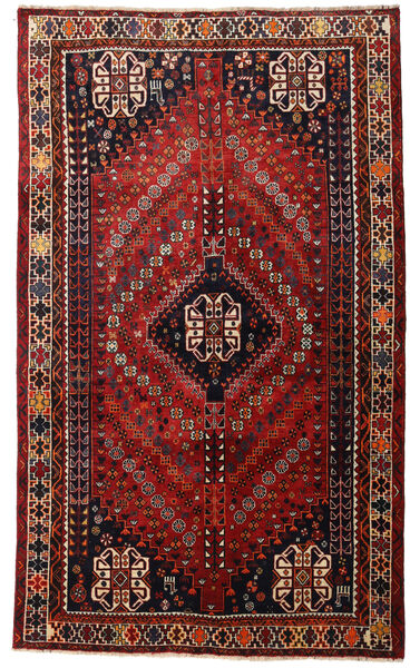 160X266 Tapis Ghashghaï D'orient Rouge Foncé/Rouge (Laine, Perse/Iran) Carpetvista
