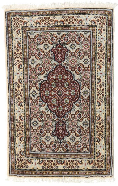 57X89 Moud Rug Oriental Brown/Beige ( Persia/Iran) Carpetvista