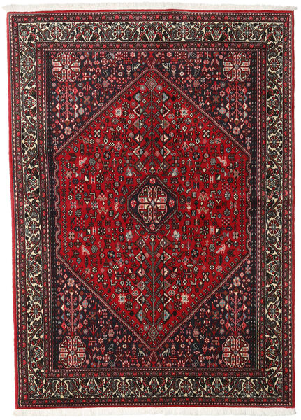  Persisk Abadeh Teppe 149X208 Mørk Rød/Rød (Ull, Persia/Iran)