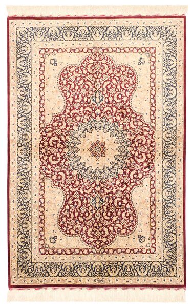  98X147 Ghom Seide Teppich Persien/Iran