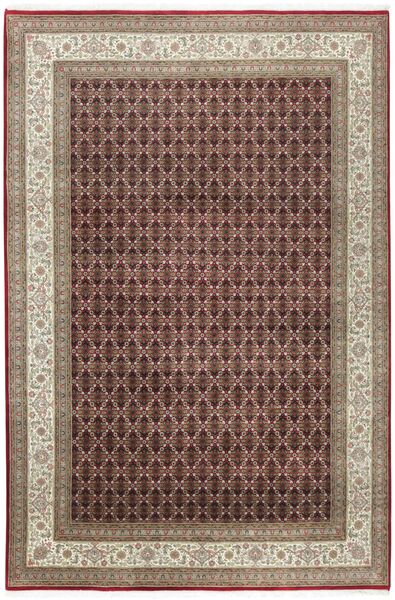 絨毯 タブリーズ Royal 201X299 茶色/オレンジ (ウール, インド)