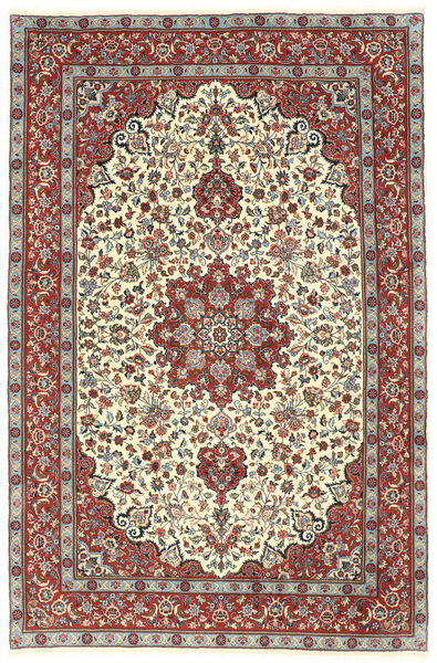 Alfombra Persa Kashmar Fine 203X303 Rojo/Beige (Lana, Persia/Irán)