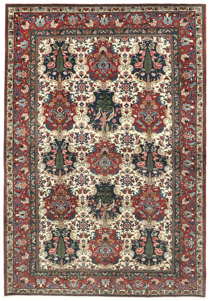 絨毯 バクティアリ 211X305 レッド/茶色 (ウール, ペルシャ/イラン)