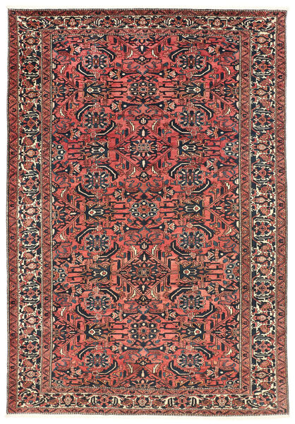 220X311 Dywan Orientalny Baktjar Czerwony/Ciemnoszary (Wełna, Persja/Iran)
