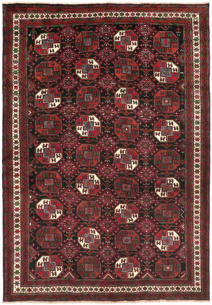 Alfombra Persa Shahrekord 200X288 Rojo Oscuro/Rojo (Lana, Persia/Irán)