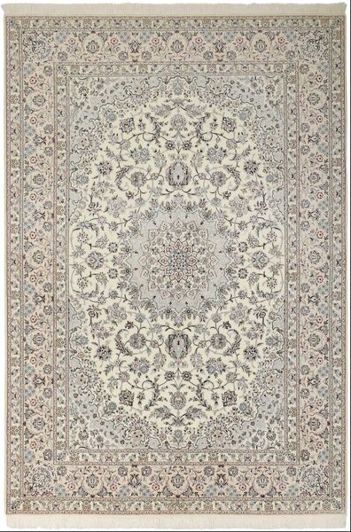  Orientalischer Nain 6La Teppich 208X304 Beige/Orange Wolle, Persien/Iran