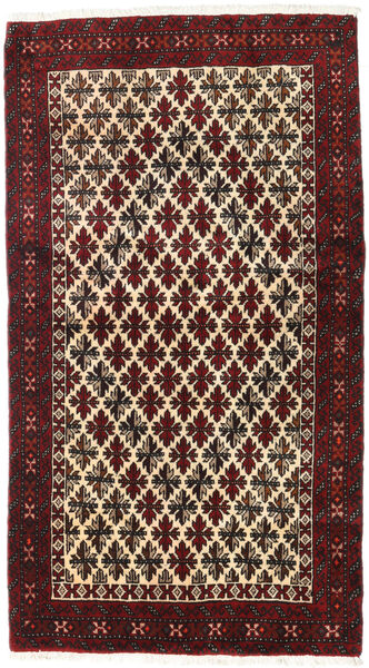  Persischer Belutsch Teppich 92X167 Braun/Beige Carpetvista