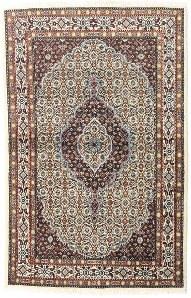 97X150 Alfombra Moud Oriental Marrón/Beige (Persia/Irán) Carpetvista
