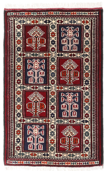 Χαλι Περσικό Turkaman 61X96 Σκούρο Κόκκινο/Μπεζ (Μαλλί, Περσικά/Ιρανικά)