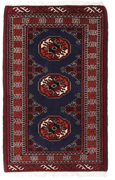 65X104 Turkaman Teppich Dunkelrosa/Dunkelrot Persien/Iran Carpetvista