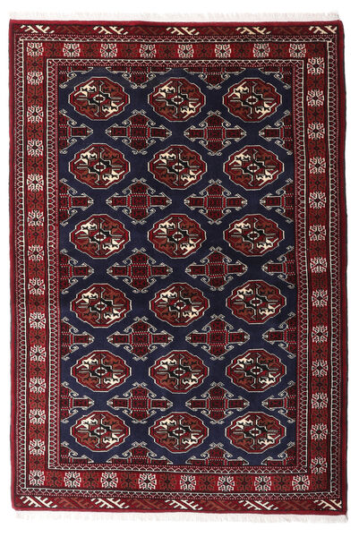 132X193 Dywan Turkmeński Orientalny Ciemno Różowy/Ciemnoczerwony (Wełna, Persja/Iran) Carpetvista