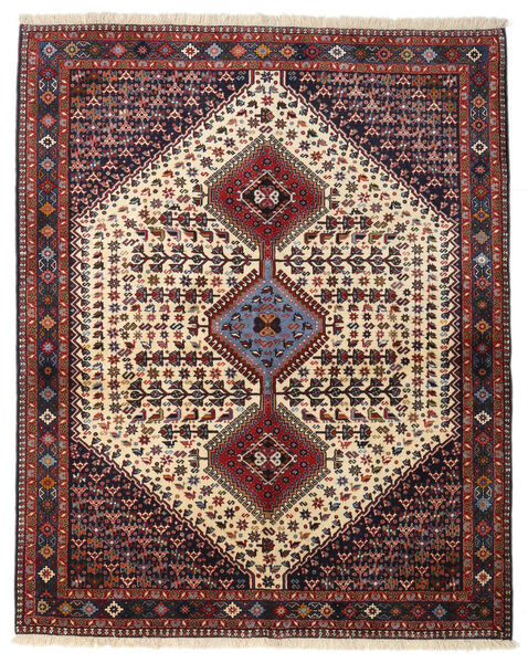 Yalameh Teppe 155X193 Mørk Rød/Rød Ull, Persia/Iran Carpetvista