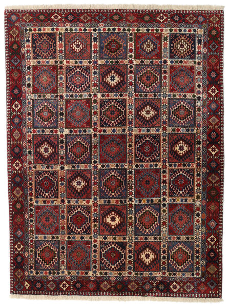 150X196 Dywan Orientalny Yalameh Ciemnoczerwony/Czerwony (Wełna, Persja/Iran) Carpetvista