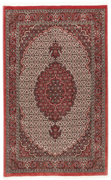 112X178 Dywan Orientalny Bidżar Z Dodatkiem Jedwabiu Czerwony/Brunatny ( Persja/Iran)