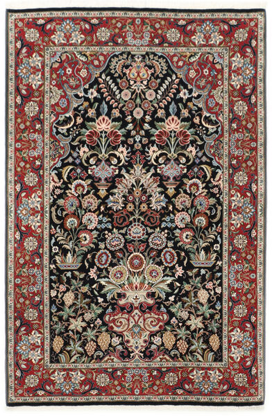 Persian Ilam Sherkat Farsh Silk Rug 105X155 Red/Brown