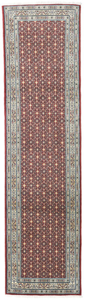 絨毯 ムード 80X300 廊下 カーペット 茶色/ダークレッド (ウール, ペルシャ/イラン)