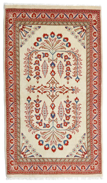 Sarough Matot Matto 80X140 Tummanpunainen/Keltainen Villa, Persia/Iran Carpetvista