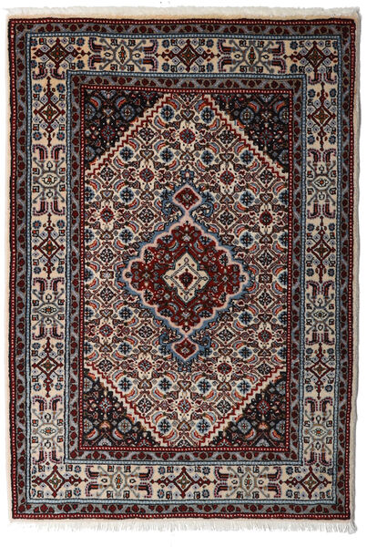80X120 Moud Matta Orientalisk Mörkröd/Röd ( Persien/Iran) Carpetvista