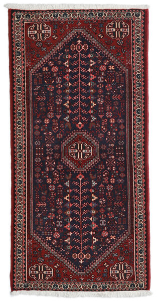Χαλι Abadeh 73X148 Σκούρο Ροζ/Σκούρο Κόκκινο (Μαλλί, Περσικά/Ιρανικά)