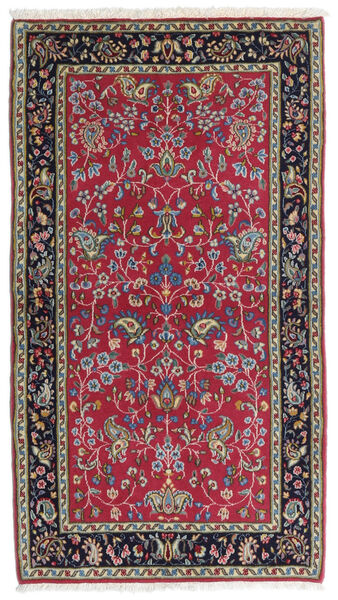 70X130 Kerman Rug Oriental Red/Grey (Wool, Persia/Iran) Carpetvista