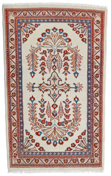  Persialainen Sarough Matot 84X140 Beige/Punainen Carpetvista