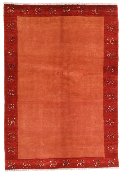 139X202 Tappeto Loribaft Fine Persia Moderno Rosso/Arancione (Lana, Persia/Iran) Carpetvista