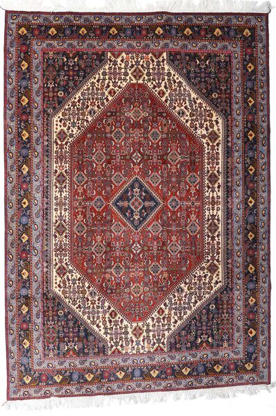  Persischer Gabbeh Kashkuli Teppich 205X302 Dunkelrot/Schwarz (Wolle, Persien/Iran)