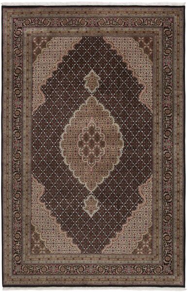  Oriental Tabriz Royal Rug 198X295 Brown/Orange Wool, India