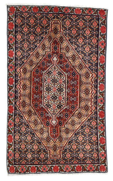 Senneh Vloerkleed 68X113 Donkerrood/Rood Wol, Perzië/Iran Carpetvista
