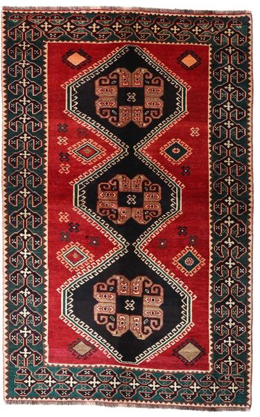 148X234 Shiraz Teppich Orientalischer Braun/Rot (Wolle, Persien/Iran) Carpetvista