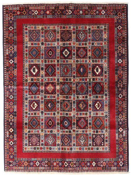  Yalameh Χαλι 168X228 Περσικό Μαλλινο Κόκκινα/Σκούρο Κόκκινο Carpetvista