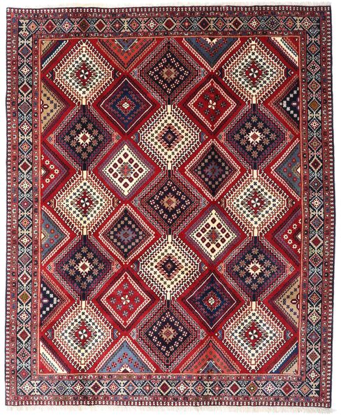 200X245 Tappeto Yalameh Orientale Rosso/Rosso Scuro (Lana, Persia/Iran) Carpetvista