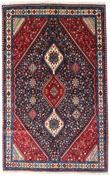 153X245 Tappeto Yalameh Orientale Rosa Scuro/Rosso (Lana, Persia/Iran) Carpetvista