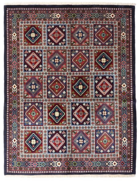 152X196 Tapete Yalameh Oriental Vermelho/Rosa Escuro (Lã, Pérsia/Irão) Carpetvista
