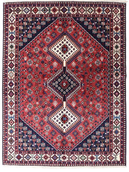 Tapete Oriental Yalameh 154X205 Vermelho/Rosa Escuro (Lã, Pérsia/Irão)