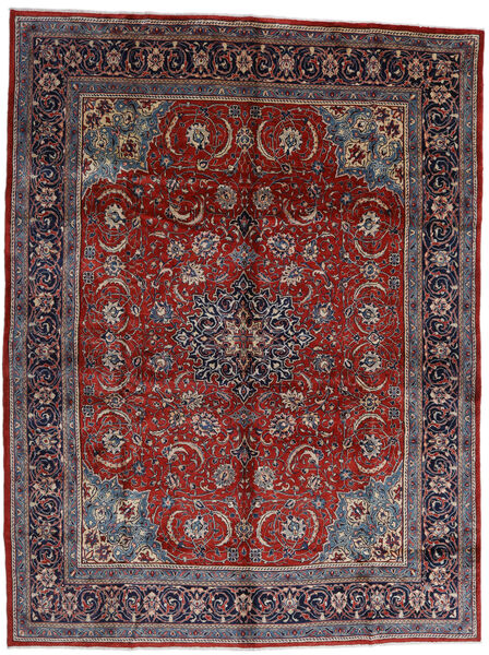  Oosters Mahal Vloerkleed 296X390 Rood/Grijs Groot Wol, Perzië/Iran Carpetvista